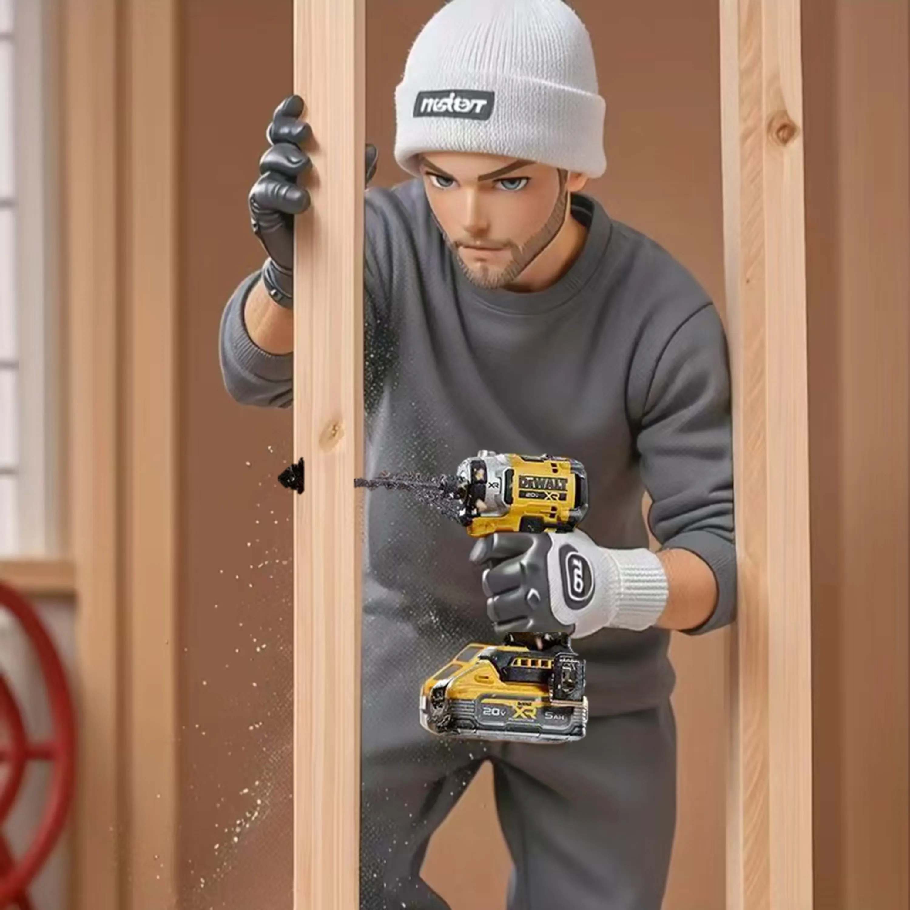 DEWALT DCF850 Impact Driver Elettrico Driver 20V Batteria al litio Batteria senza spazzole Cacciaviti Strumenti a coppia elevata 구 Nessuna batteria