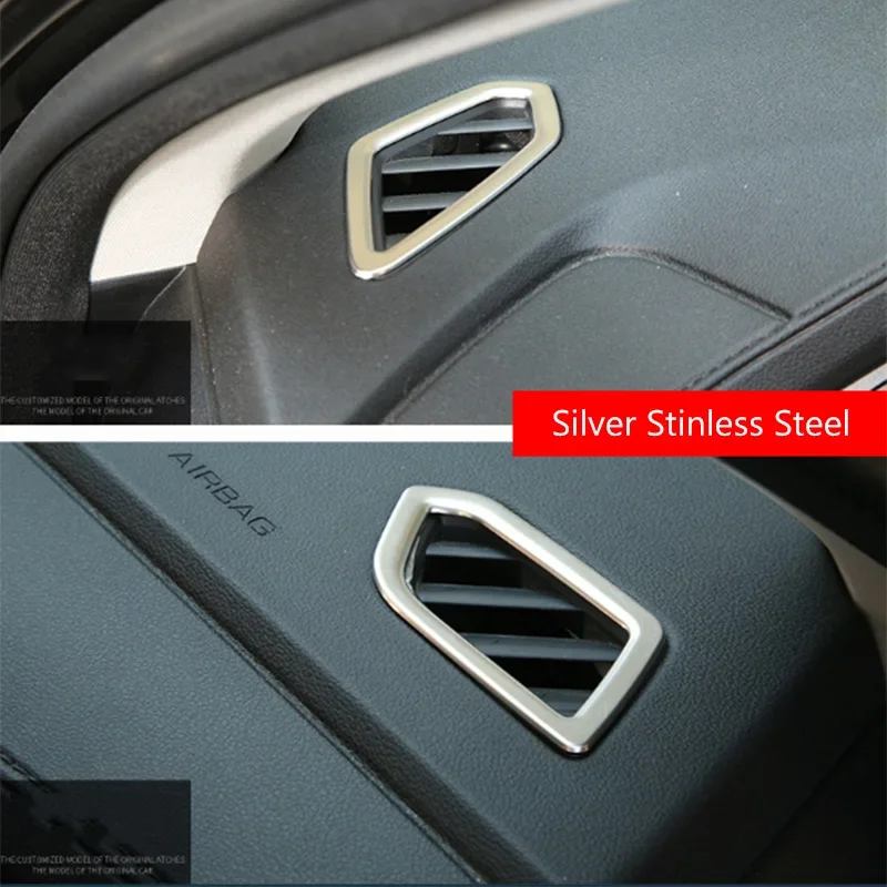 Car dashboard a pillar air outlet trim frame sticker style 2Pcs/Set For Haval F7/F7X 2018 2019 2020  Accessories