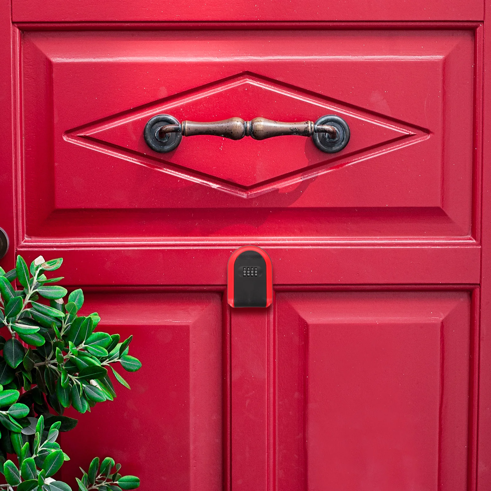 اقفال الصناديق المدمجة مع رمز خزانة المفاتيح الآمنة للمنزل الإقامة المنزلية أداة السلامة العصرية والعملية صندوق قفل برمز المفاتيح #3