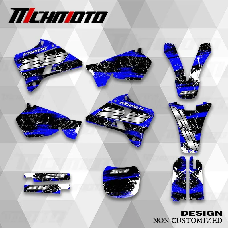 

MCHMFG графические наклейки наклейки для мотоцикла на заказ для YAMAHA YZ125 250 1996, 1997, 1998, 1999, 2000, 2001