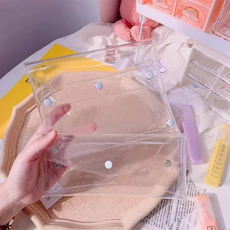 Transparent Travel PVC Cosmetic Bag Makeup Case DIY Clear Make Up Bag Bath Storage Pouch Toiletry Wash Functional Organizer Bags
