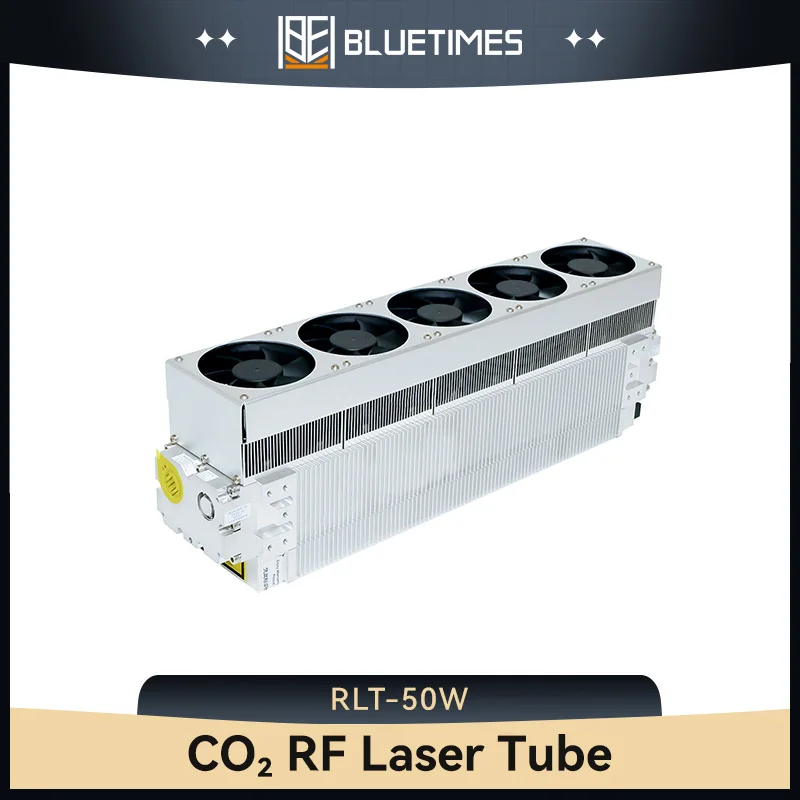 Bluetimes YongLi CO2 RF Laser Tube 50W High Power Metal Laser Source 10600um For CO2 Marking Machine