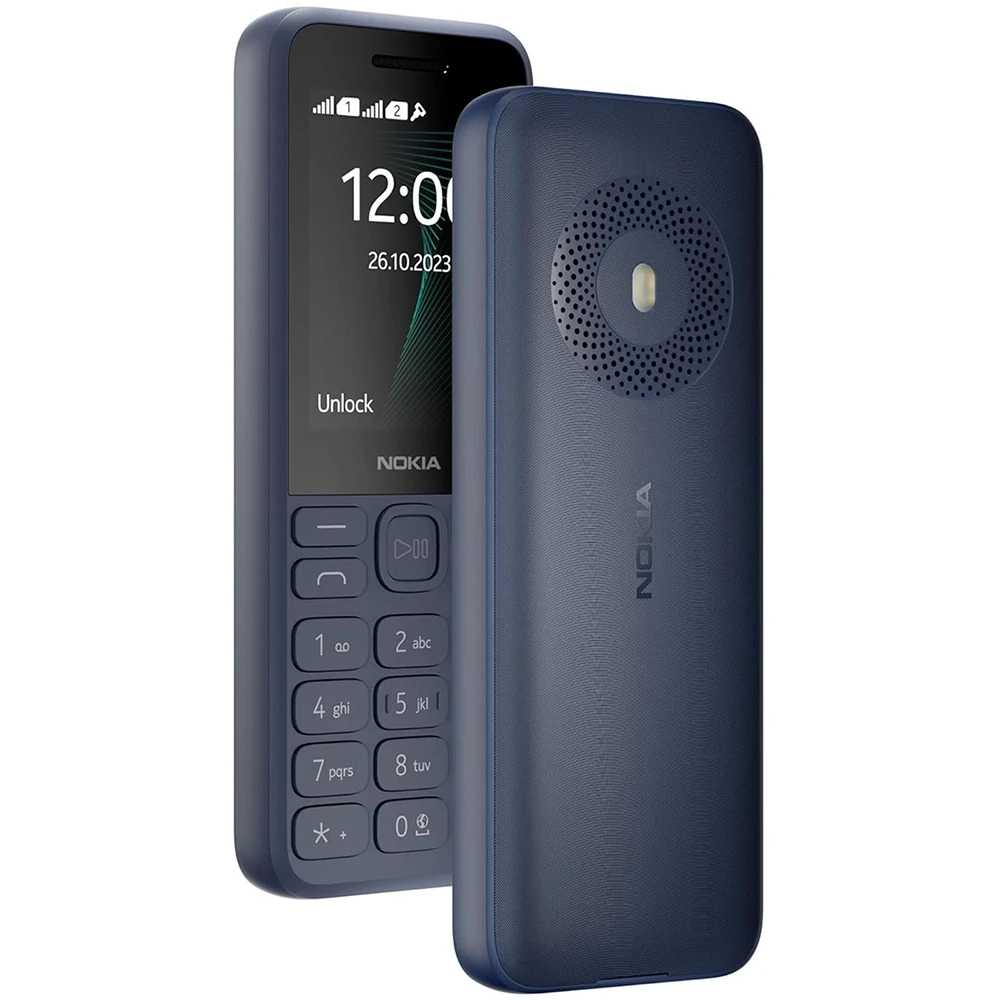 Nokia 130 2023 2G Backup Phone MP3 FM Radio MicroUSB LED 2SIM 1450mAh 2.4-inch Flashlight Nokia Physical Buttons Elderly Phone