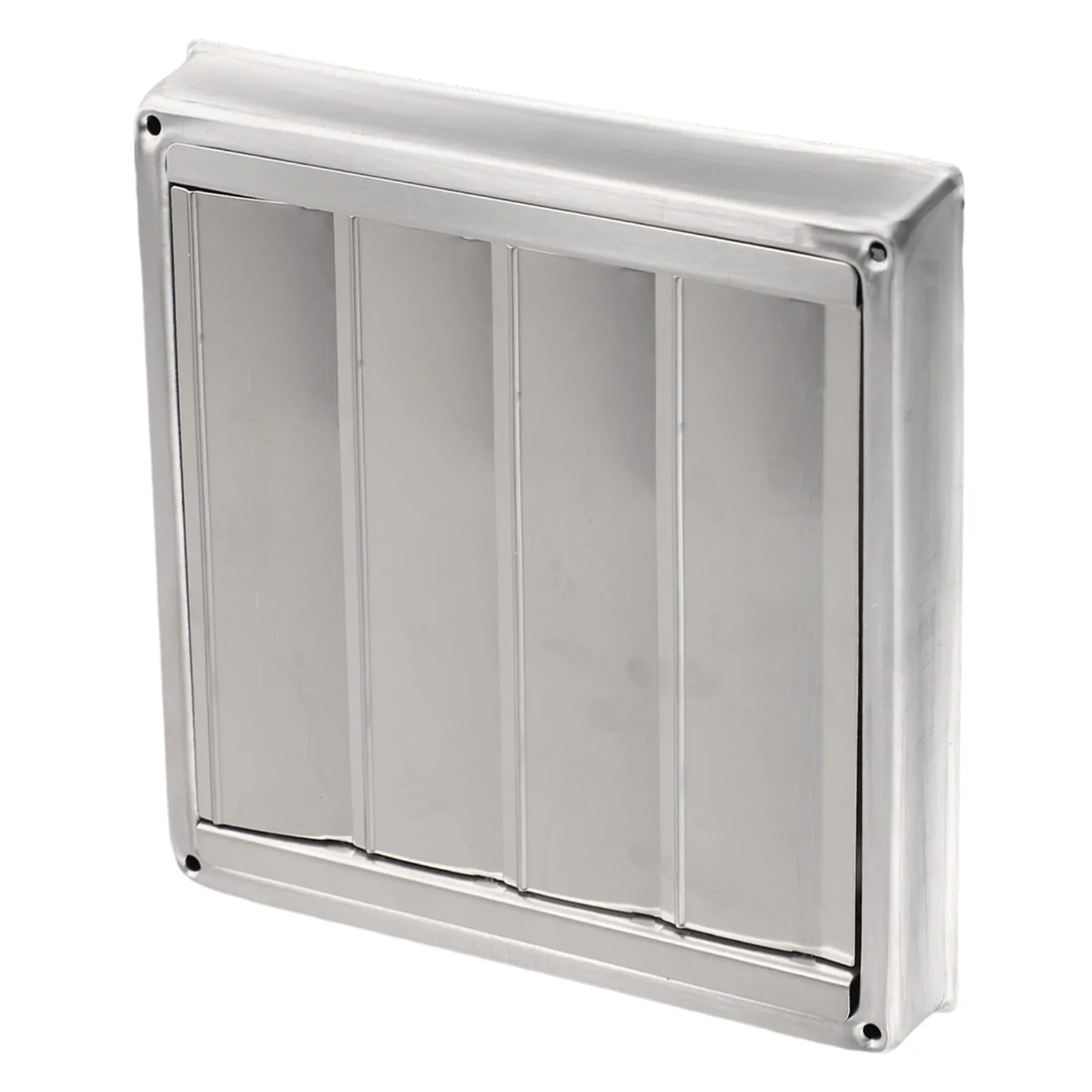 Brightness Brushed Stainless Steel Non Return Louver Tumble Dryer Vent Hoses Ventilation Garages Weatherproof Grille