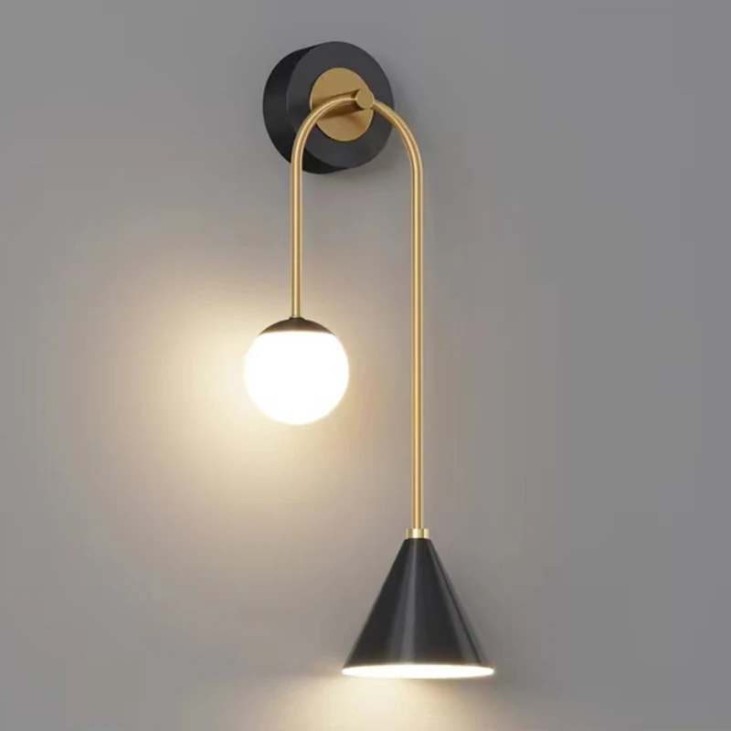

ASANZUO bedroom bedside hanging lamp creative living room background wall lamp Nordic lighting fixture