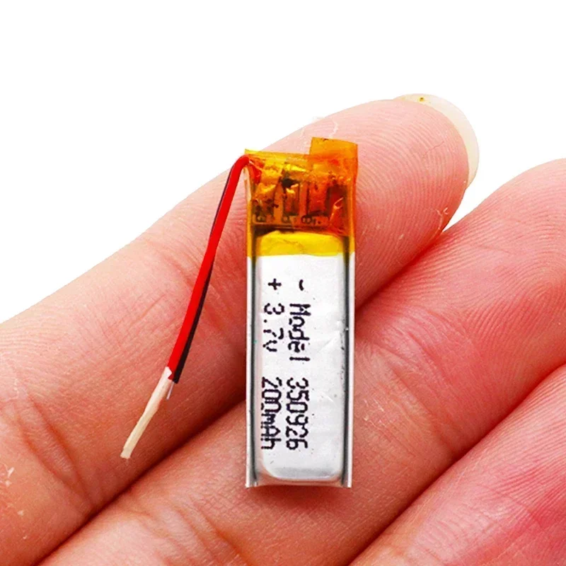 200mAh 3.7V 350926 Lithium Polymer Li-Po Li Ion Rechargeable Battery For MP3 MP4 MP5 GPS DVD Tablet Bluetooth Camera Lipo Cell