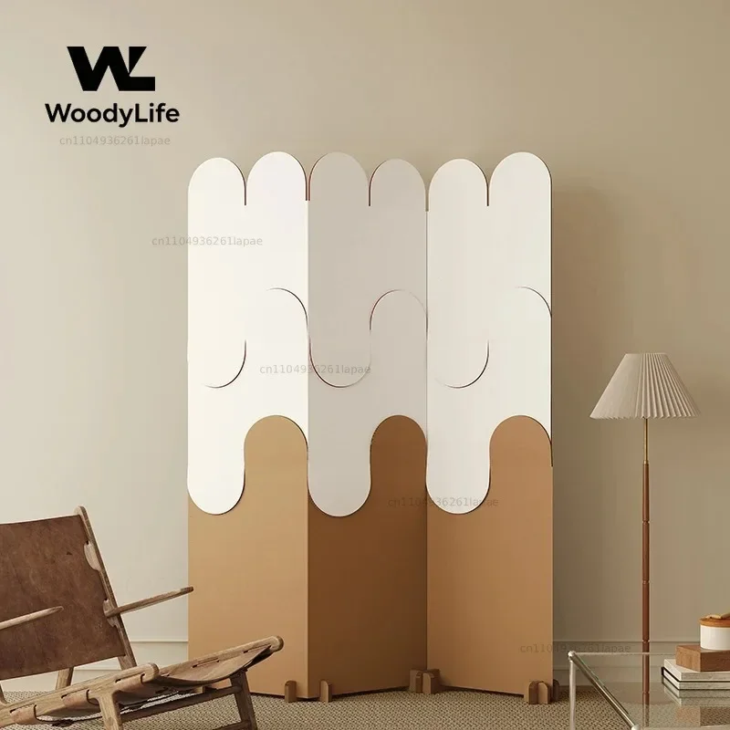 Module Screen Partition Foldable Living Room Entrance Entrance Japanese-style Home Modern Office Simple