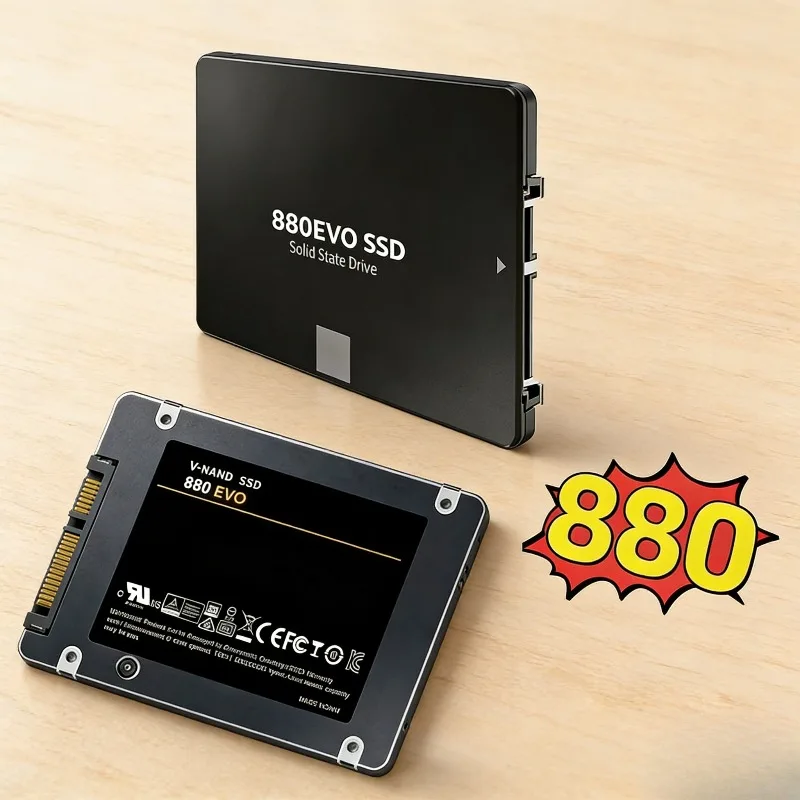 

Новый твердотельный накопитель Lenovo SSD 880 EVO 2 ТБ 4 ТБ 3.0 MLC 2.5 дюйма, внутренний, SATA, для ноутбуков и настольных ПК