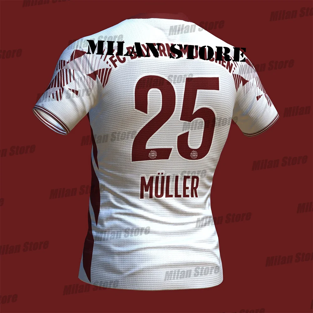 T-shirt For Men Summer Sport Outdoor Jersey Germany Ai Football Jersey Munich Quick Drying Mueller 25 T-shirt Adult KID Kit