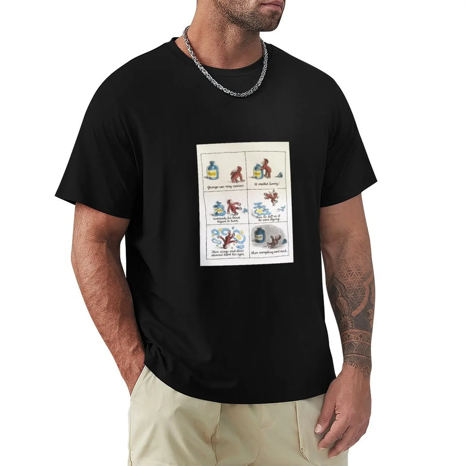 george ether T-Shirt summer top cheap stuff street wear anime t shirts mens graphic t-shirts pack