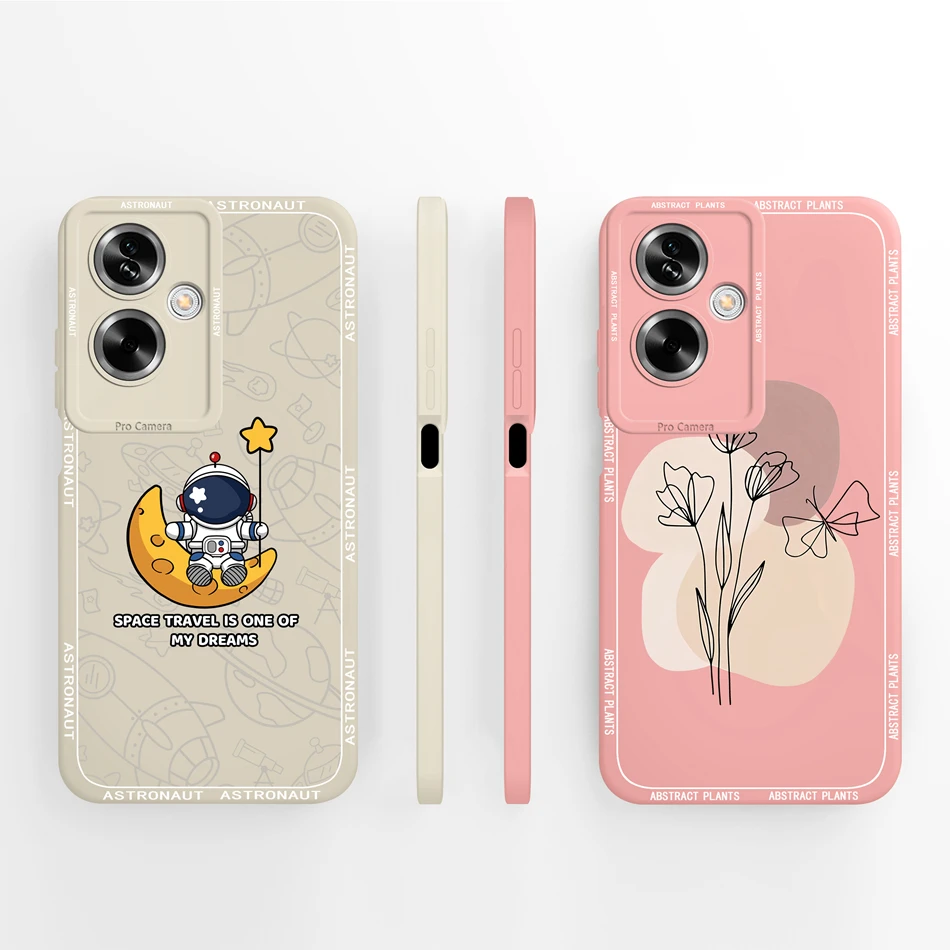 For Oppo A79 5G Case Simple Full Coverage Fundas For Oppo A2 Soft Liquid Silicone Phone Protector For Oppo A 79 A 2 Back Cover