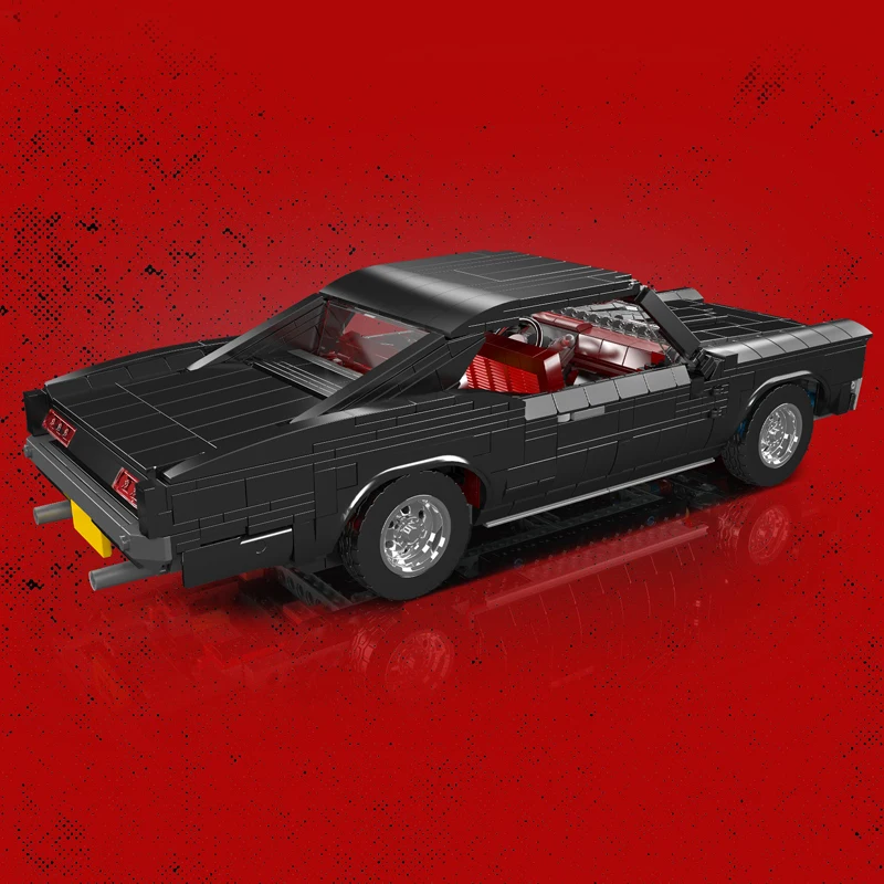 Tecnico MOC Muscle Car Mold King 10199 Blocchi da collezione Mattoni Fai da te Puzzle Giocattolo classico Regalo di Natale per adulti