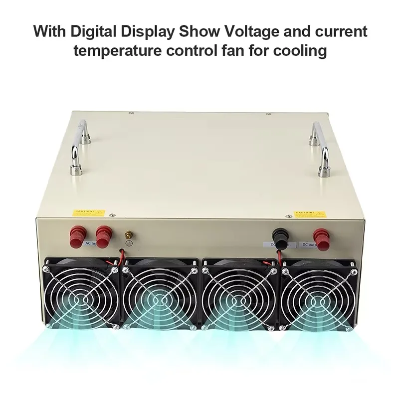 

220 VAC to DC 10 kW Adjustable Switching Power Supply 1500 V 6.6 A
