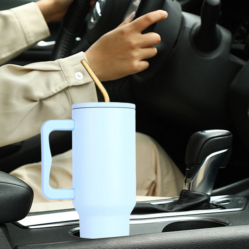 

4Pcs Stainless Steel Straw with Cleaning Brush Reusable Straws Long Straws for Stanley 40oz Cup Accessories