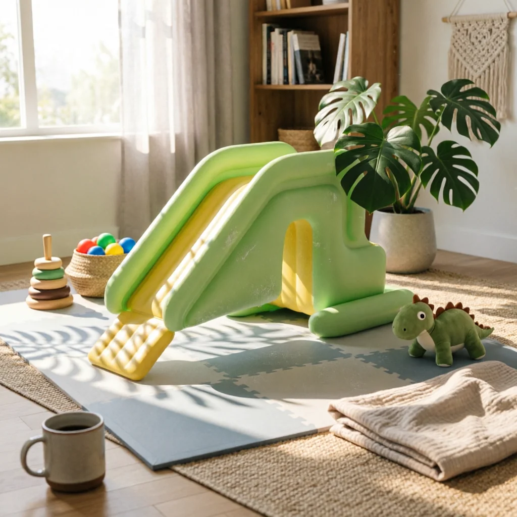 toboggan-gonflable-avec-pompe-a-pied-incluse-toboggan-pour-enfants-avec-garde-corps-jouet-d'activite-conception-large-et-allongee-pour-l'interieur