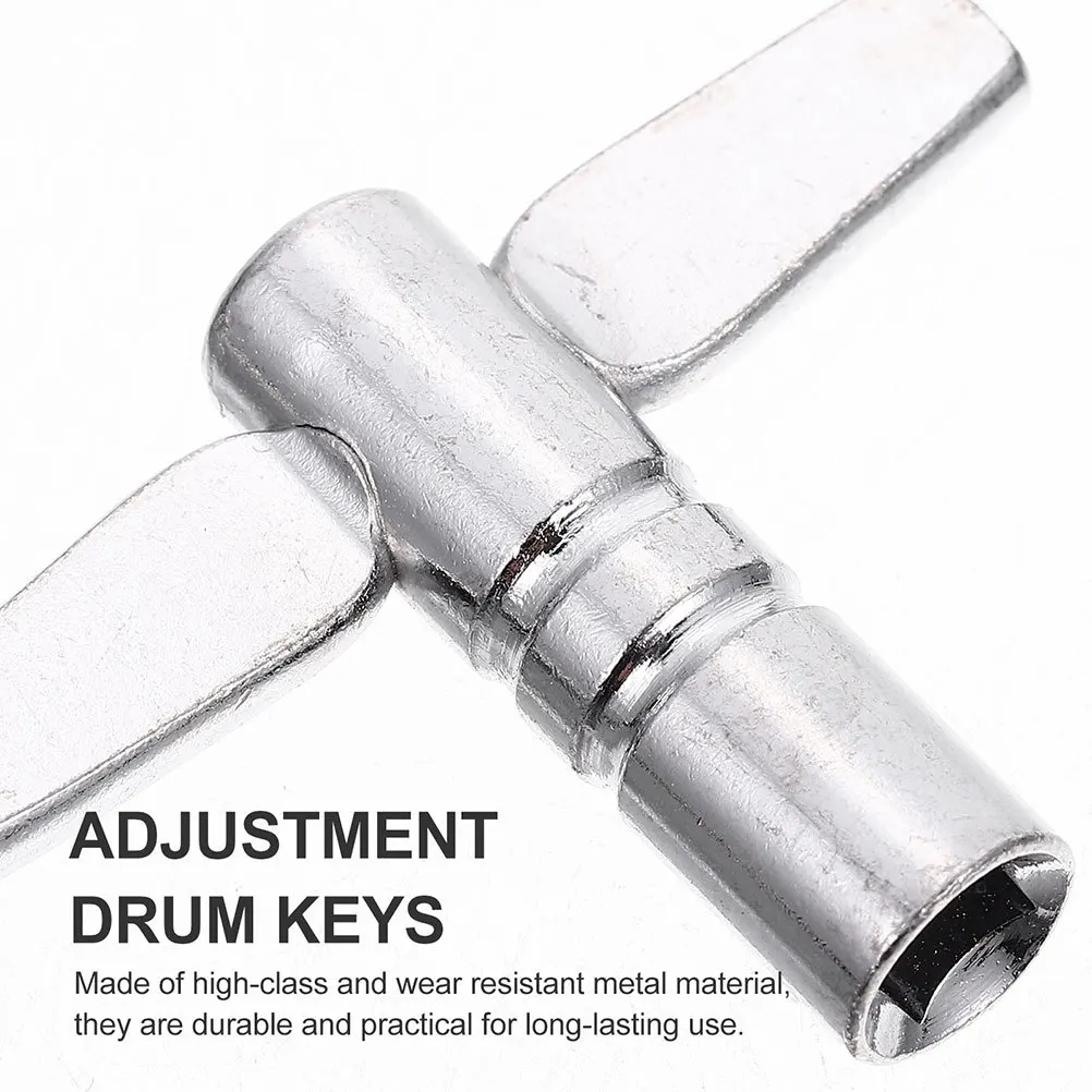 

3Pcs Drum Keys Heavy Duty Metal Drum Tuning Key for Drummers Beginners Practice Tool Musical Instrument Accessories