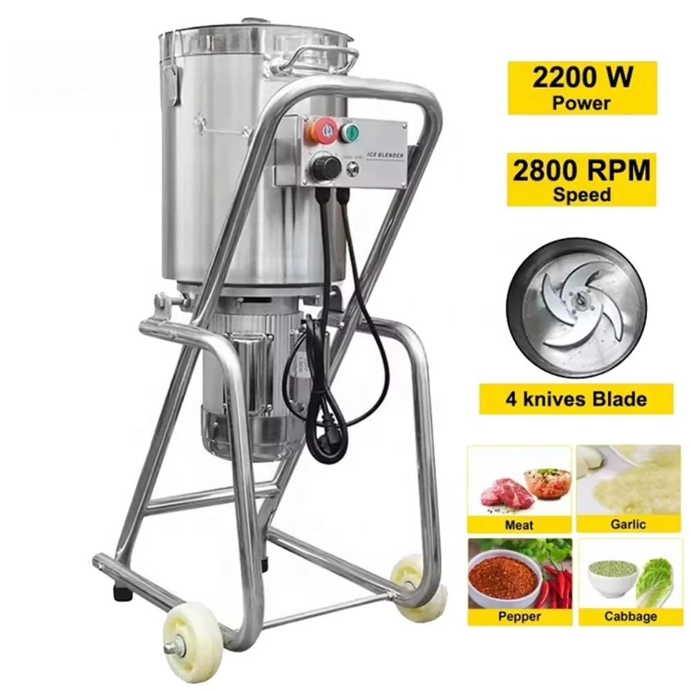 

25L 32L 50L Liter Heavy Duty Large Stainless Steel Commercial Vegetable Chopper Food Processor Electric Meat Grinder Machine