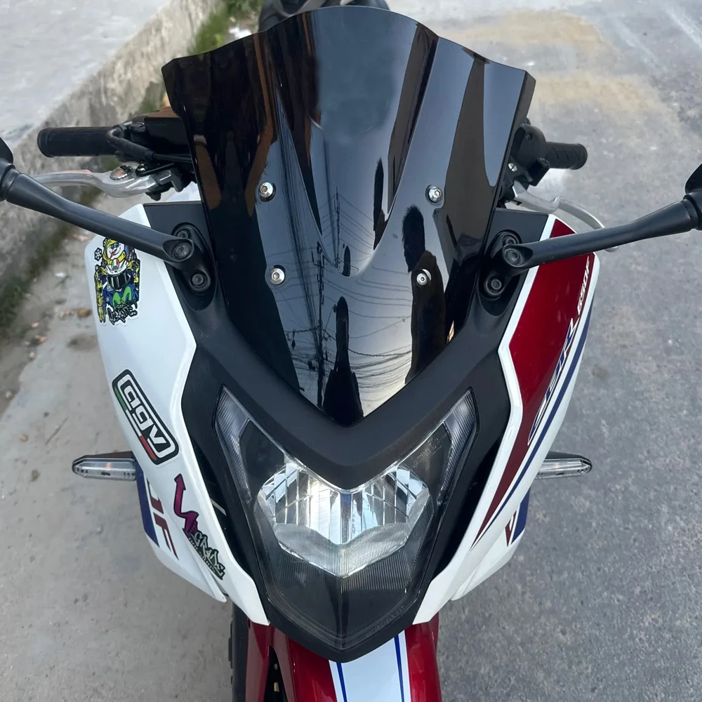 

Ветровое стекло для Honda CBR650F, аксессуары для мотоциклов, отражатели ветрового стекла, двойные пузырьки CBR 650F 650 F 2014 2015 2016 2017 2018