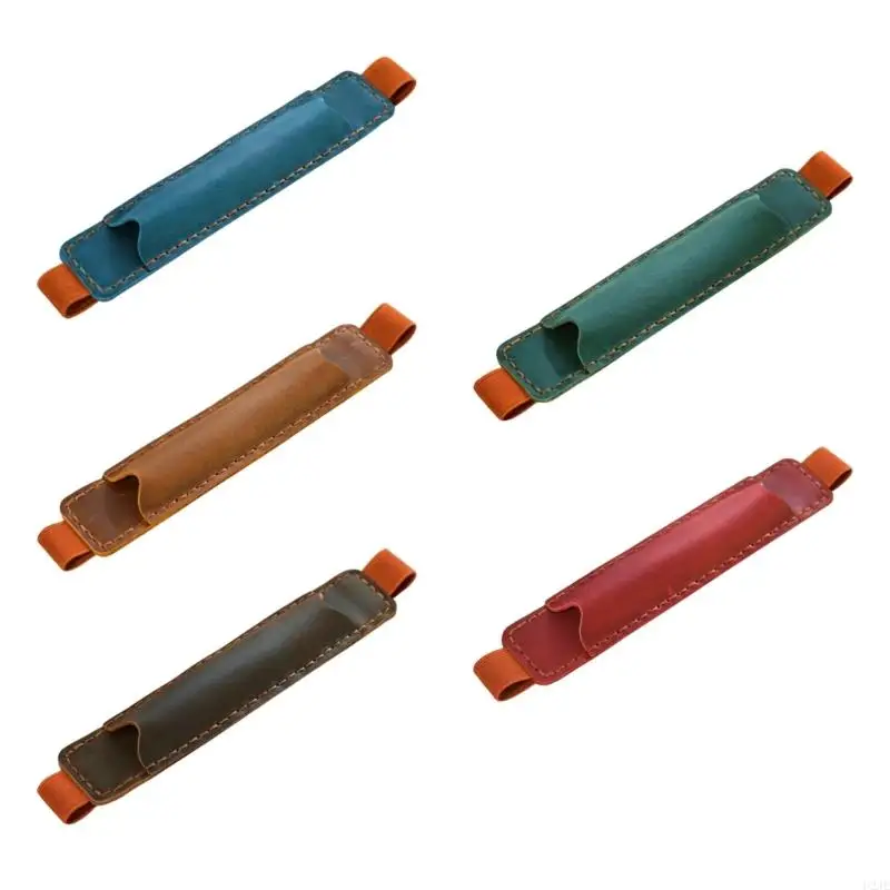 U2JE Leather Pencil Case Notebook Pen Holder Pouches for Hardcover Journal