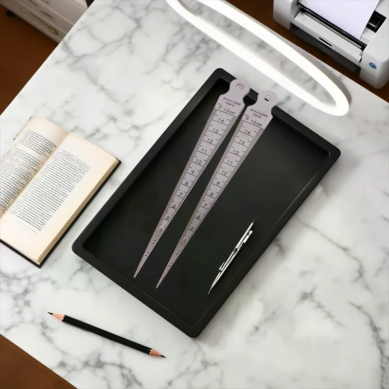 1-15mm Stainless Steel Taper Gauge Feeler Inner Diameter Ruler Gap Hole Measuring Tool