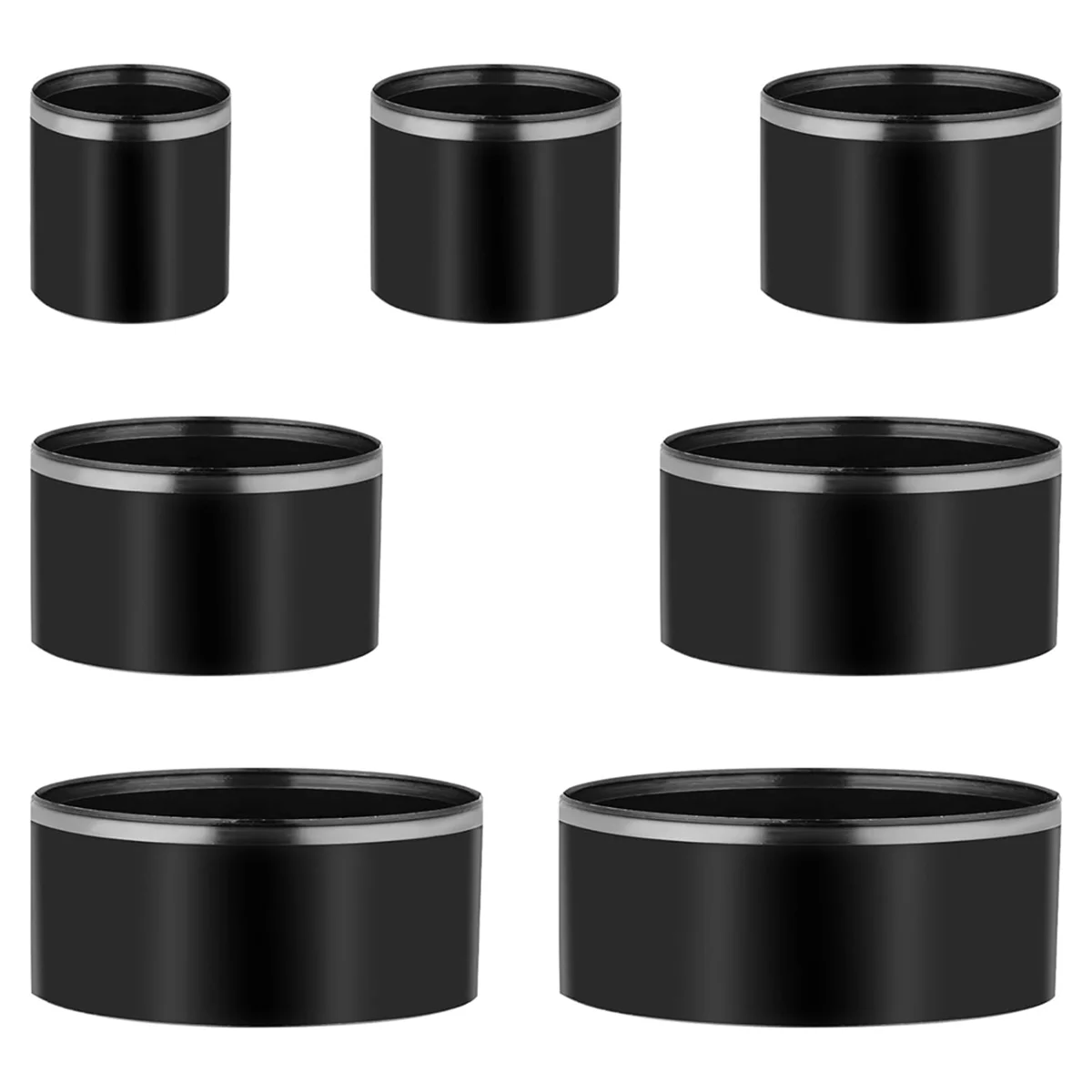 7 Sizes Hole Punch Set Leather Circle Cutter Tool Set Round Hole Punch 20mm - 50mm Hollow Punch Cutter Tool Set GSY