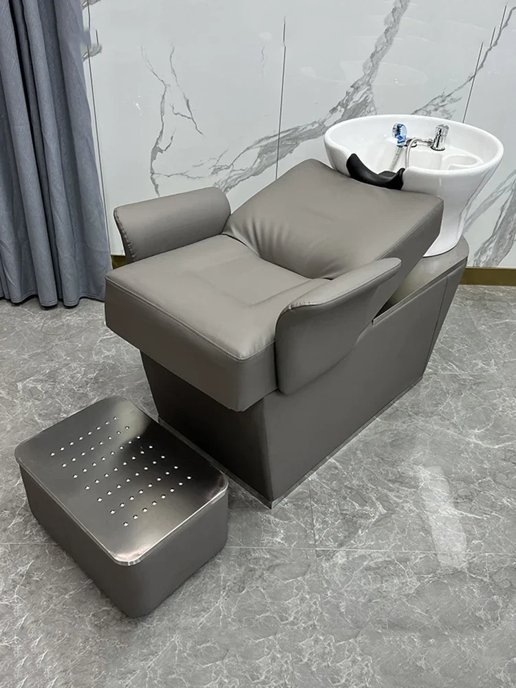 

Cosmetologist Chair Porcelain Hairdressing Salon Washbasin Beauty Hair Washbasins Treatment Spa Water Head Spa Equipement