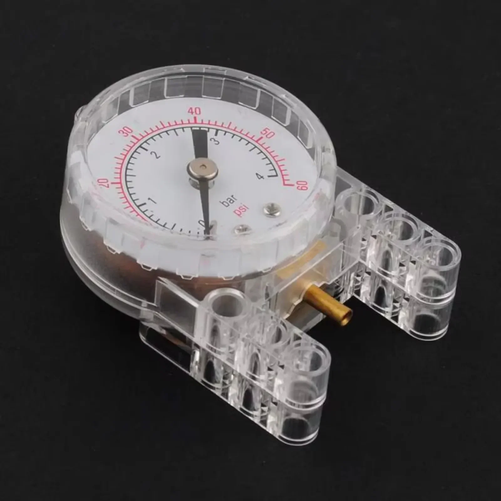 MOC Pneumatic Barometer Building Blocks Set 75974 64064 Technical Parts for DIY Power Functions Mechanical Models