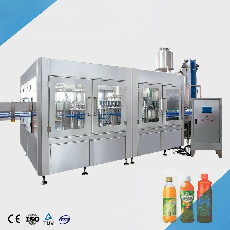 Factory Price 500ml Automatic Juice Filling Machine Bottled Monoblock 3-in-1 Glass Bottle Juice Filling Machine