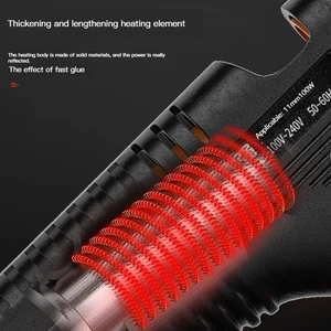 70W Hot Melt Glue Pistol with 7mm Transparent Cola Mini Stick Electric House Temperature Tool Repair Special Stick Set 12 Main Sales Pistol Hot Glue - №4