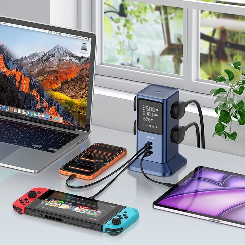 LDNIO Soket Universal, Stop Ko - Smart Power Strip 4 Outlet Usb ulasan dan harga