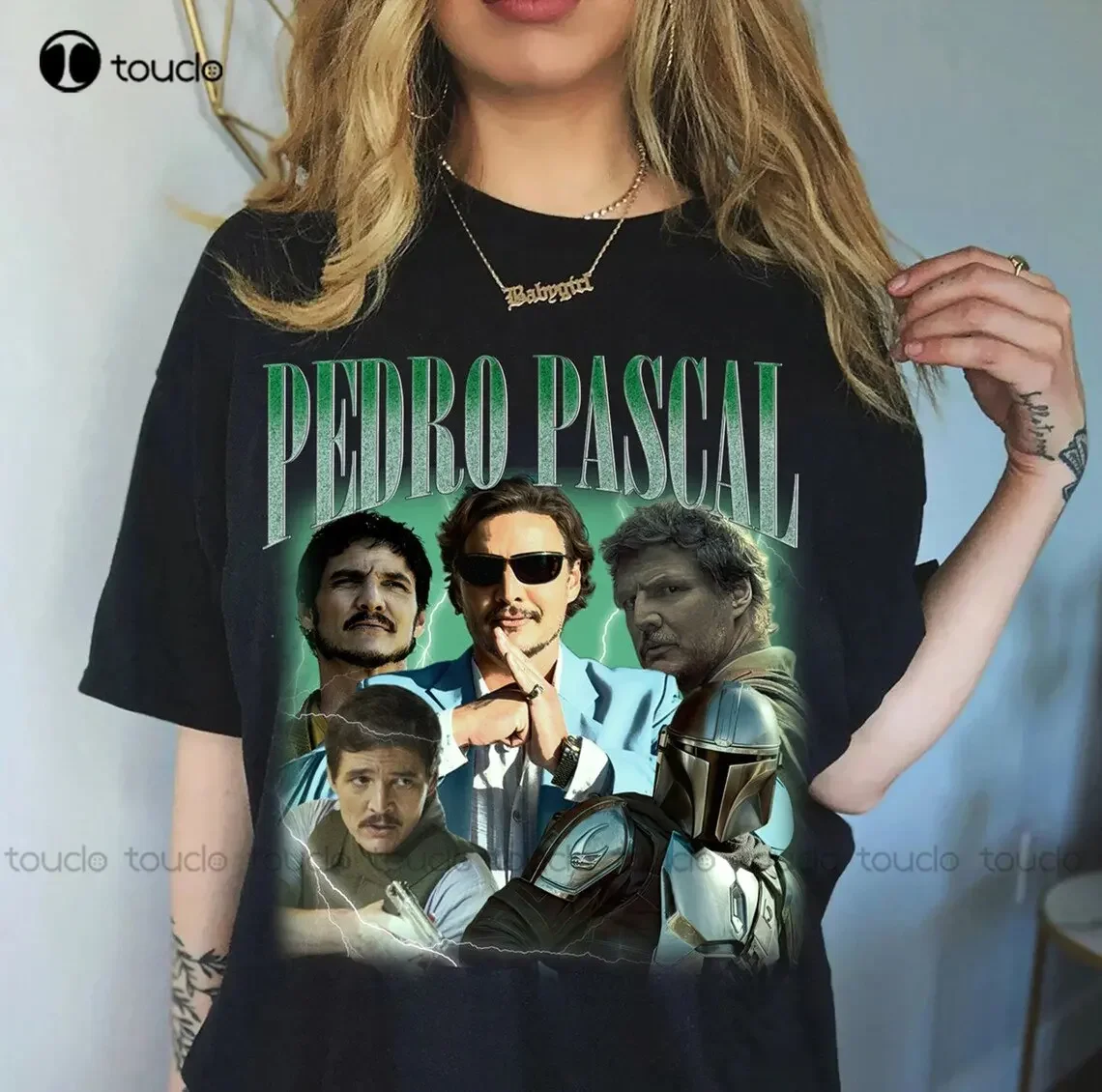 Pedro Pascal Shirt Actor Retro 90S Narco Gift Pedro Pascal Tribute Celebrity Shirt Pedro Pascal