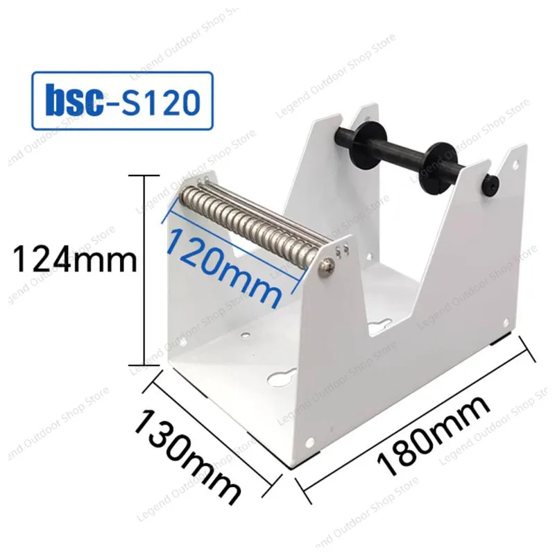 Manual Label Separator 10-120mm Universal Barcode Tag Distributor Machine Thermal Sticker Peeler