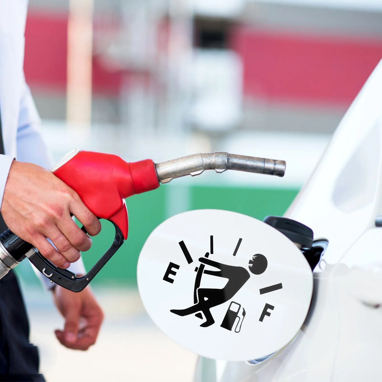 

Наклейки для автомобиля, 3 листа, износостойкие наклейки на топливный бак, очаровательные украшения для авто, водонепроницаемые, прочные, декоративные наклейки для автомобиля