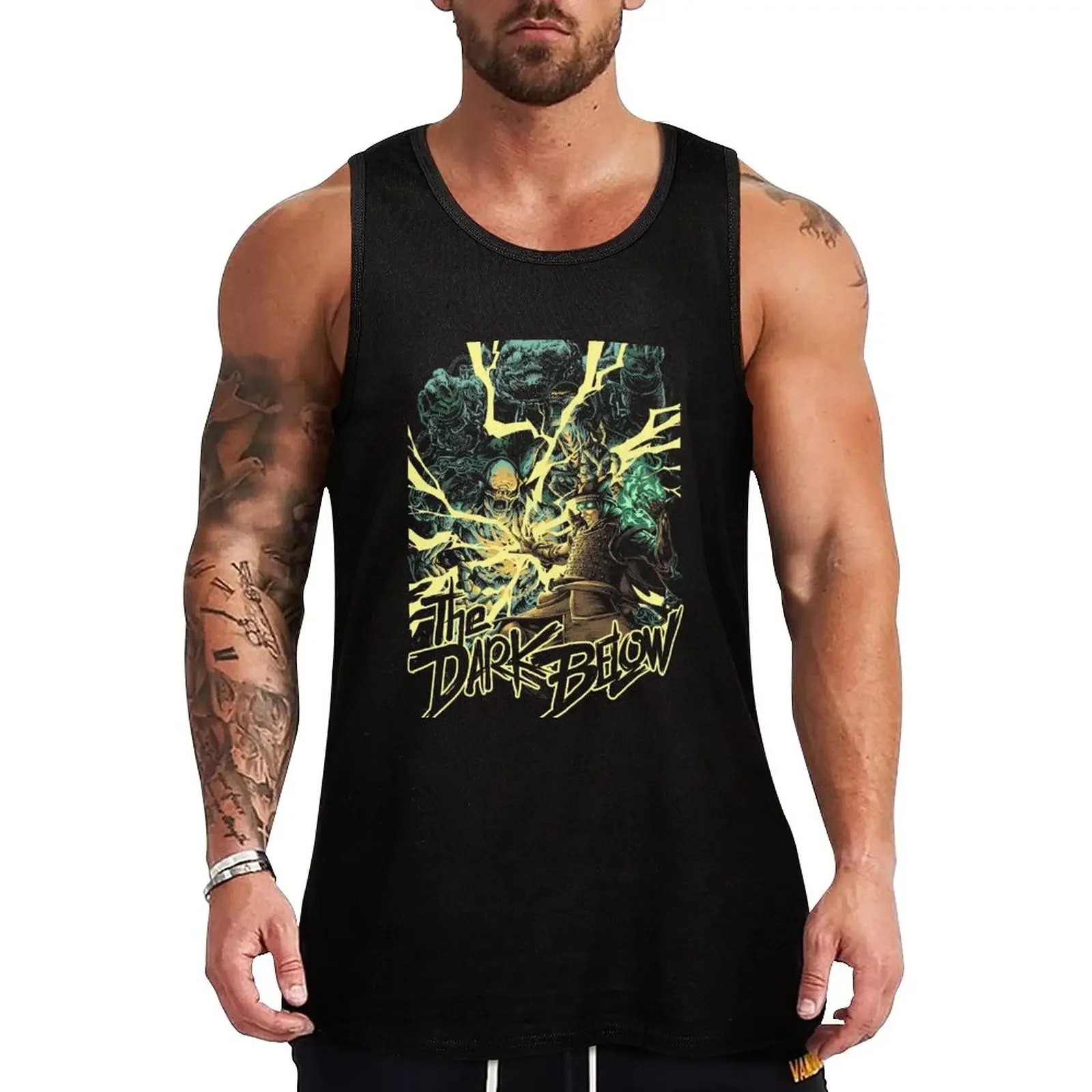

New The Dark Below Tank Top gym top anime t-shirts Sports clothing gym t-shirts
