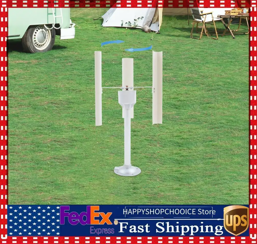 

Vertical-axis wind turbine model; axial-flow wind turbine model equipped with a three-phase permanent magnet motor