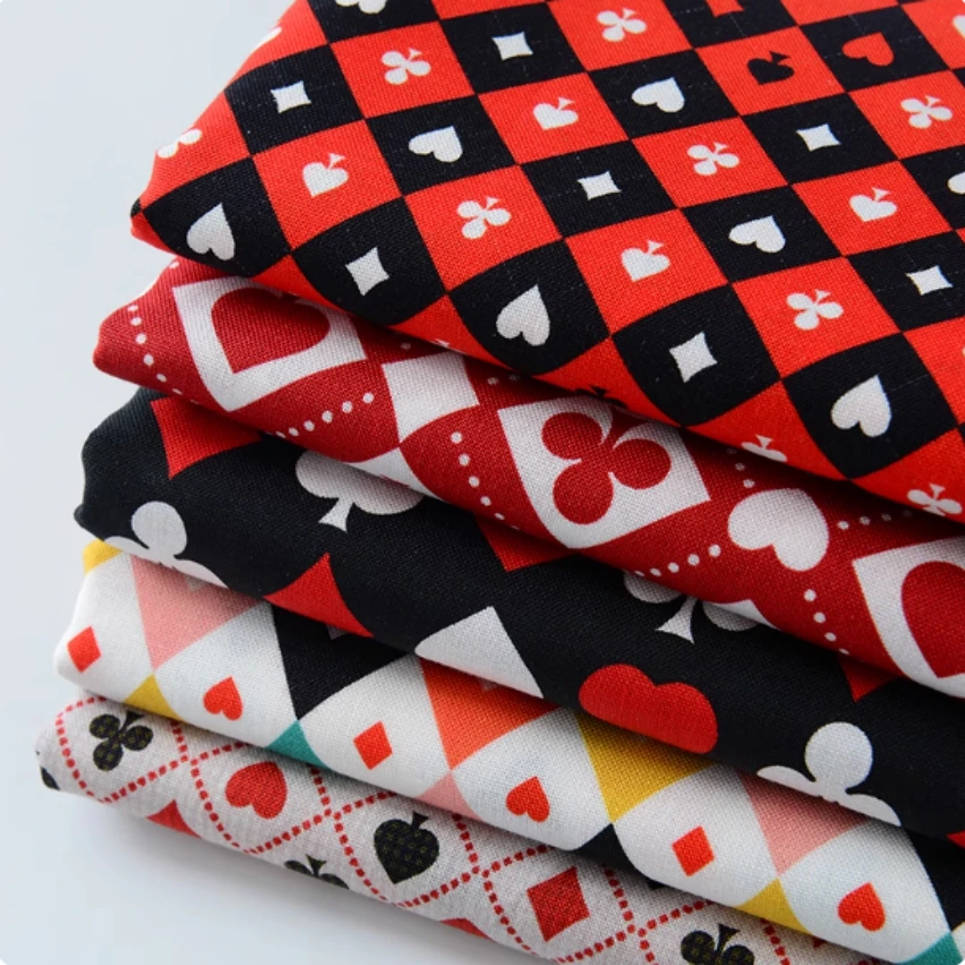 145x50cm 20s Cotton Digital Print Fabric DIY Handmade Clothing Tablecloth Home Decor Sewing Cloth