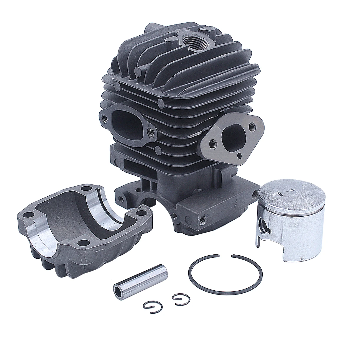 34 مللي متر اسطوانة مجموعة كبّاس ل Zenoah 2500 25CC G2500 Alpina A305 المهنية البنزين المنشار اكسسوارات