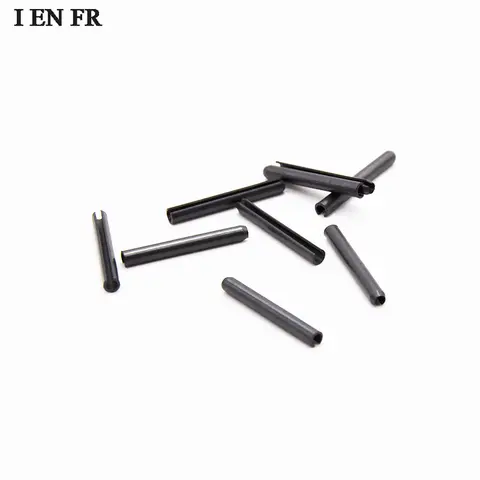 M1.5 M2 M2.5 M3 M4 M5 M6 M8 M10 M12 Svart stålfjädertyp Rak stift Elastisk cylindrisk saxsprint Styrpinne GB879 10 best sales fjäderstift - №10