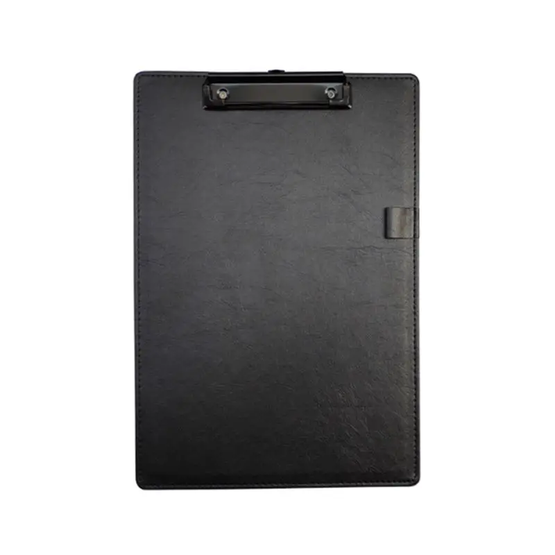 Document Stationery PU Clipboard Padfolio Clip Clipboard Folder PU Leather File Paper Clip Board Writting Pad Folder