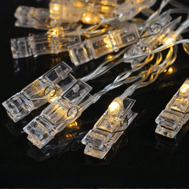 Klip Foto LED Lampu Tali Peri  - Lighting Decor Photos ulasan dan harga