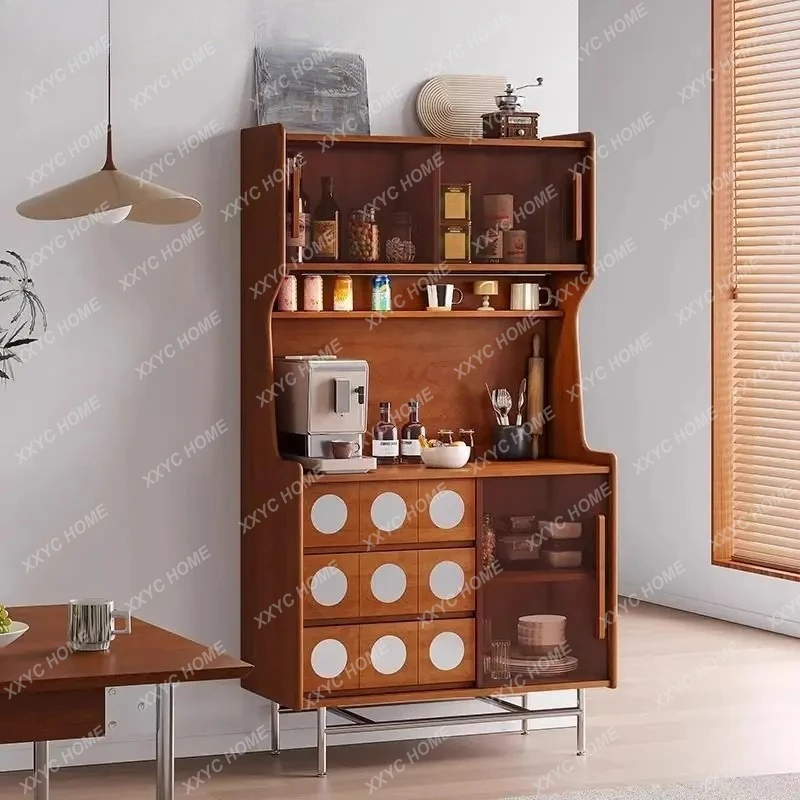 

Тумба-буфет из массива дерева в средневековом стиле, прихожая тумба-шкаф, чайный шкаф для гостиной, ретро-тумба для хранения