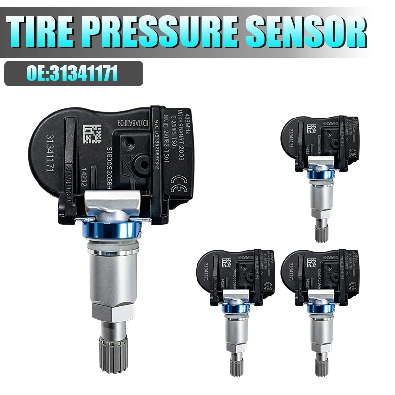 TPMS Sensor 31341171 For Volvo S60 V60 XC60 433MHz Tire Pressure Monitoring Sensor Replacement 31341893 31414189