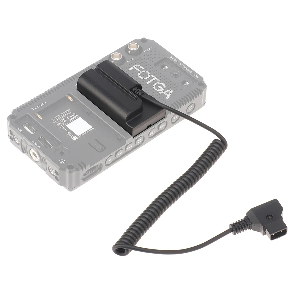 

FOTGA Dummy Battery D-TAP to NP-F550 For Sony PXW-Z150 HXR-MC2500 MC1500C NX5R NX5CNX100 Cable Power Adapter for Monitor/Camera