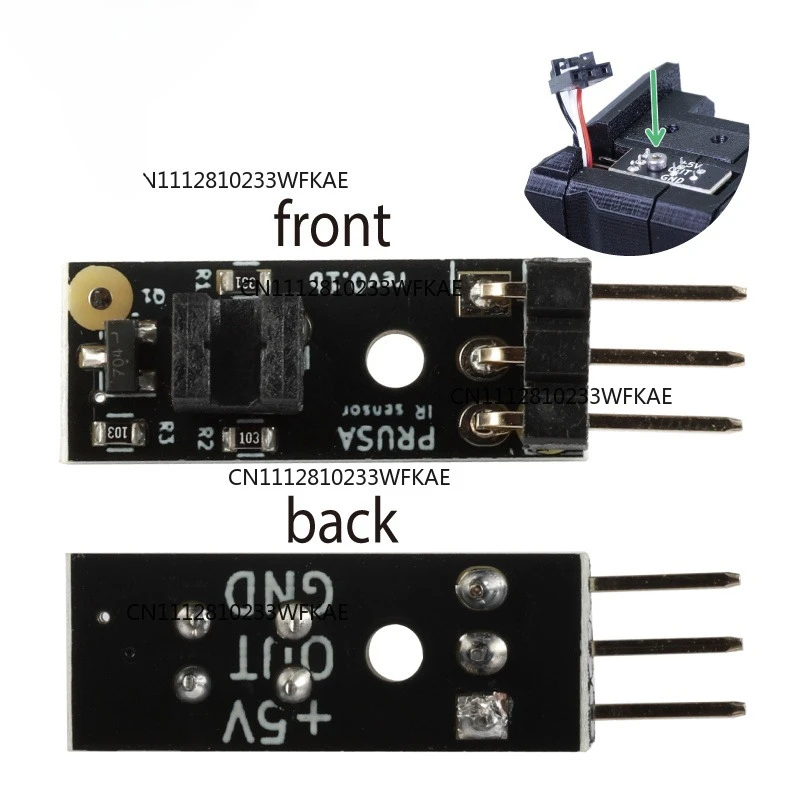 2pcsMellow Prusa I3 Mk2.5/mk3 To Mk2.5s/mk3s Filament Sensor Kits Upgrade Detect Stuck Filament Sensor For 3D Printer Parts