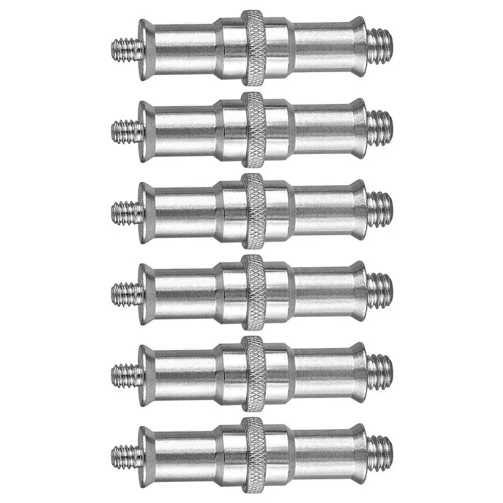 

6 PCS Camera Tripod Screw Set 1/4 to 3/8 Thread Converter Adapter Metal Durable Flash Stand Accessories For Sports Cameras