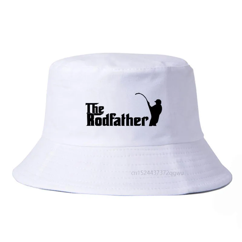 

The Rodfather Print Bucket Hat For Women Men Couple Spring Summer Fisherman Hats harajuku pop panama basin caps