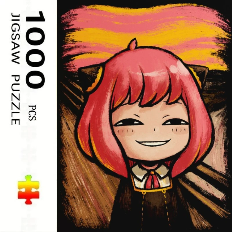 

Jigsaw Puzzles Adults Spy X Family Anime Home Puzzle Stress Relief Entertainment Toys Landscape Puzzles Christmas Gift