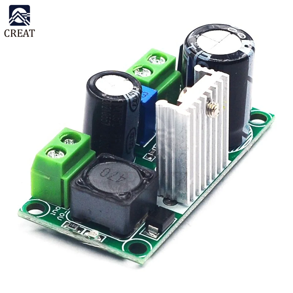 Low Voltage AC-DC Step-down Power Supply Module DC-DC Adjustable Regulated Power Supply LM2596HV Power Supply Module