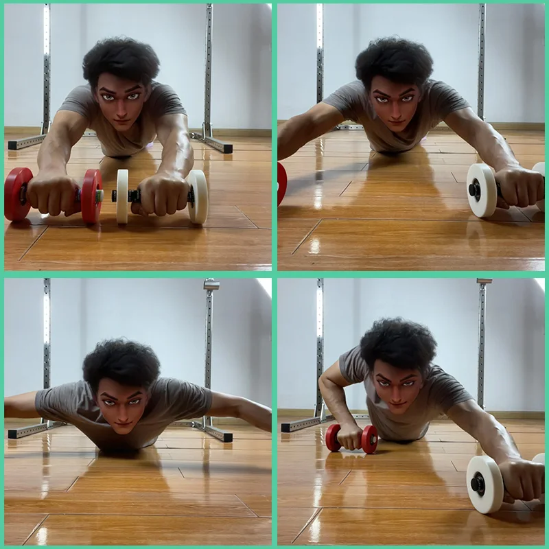 Advanced Abdominal Wheel Hand Portable Stainless Steel Abdominal Wheel