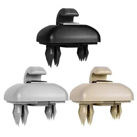 아우디 A4 S4 A5 S5 Q3 Q5 TT 8U0857562A 차량용 선쉐이드 선바이저 고정 훅 블랙 그레이 베이지 패스너 클립 홀더 브래킷 2개